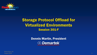 Presentation: Storage Protocol Offload for Virtualized Environments