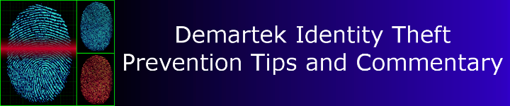Demartek Identity Theft Prevention Tips and Commentary