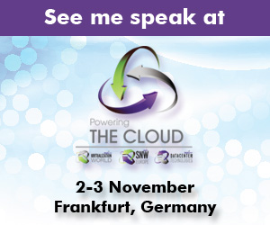 See me speak at SNW Europe 2011 - Powering the Cloud